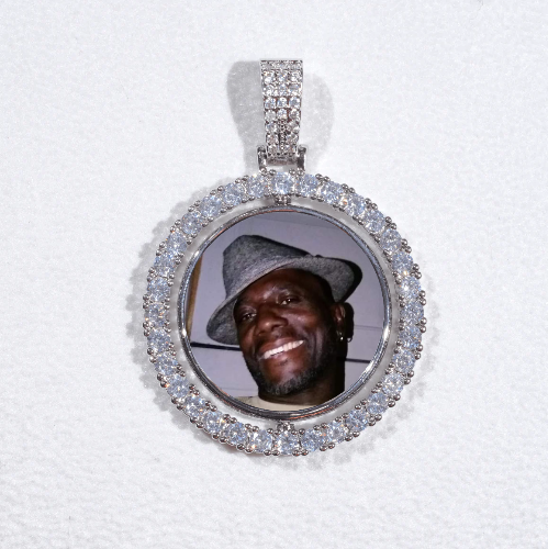 3D Spinning 2-Faced Custom Picture Pendant