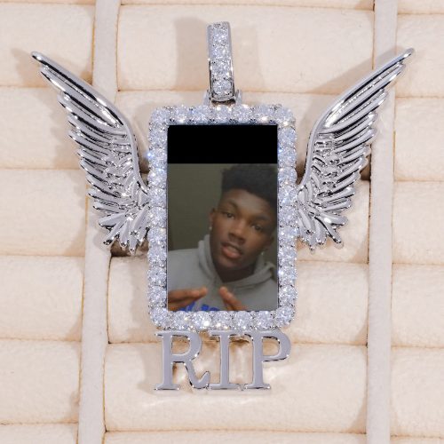 RIP WING 3D CUSTOM PICTURE PENDANT