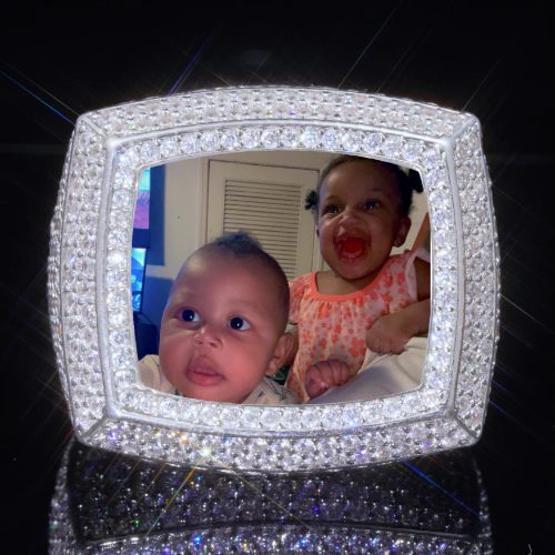 3D CUSTOM PICTURE ICED RING