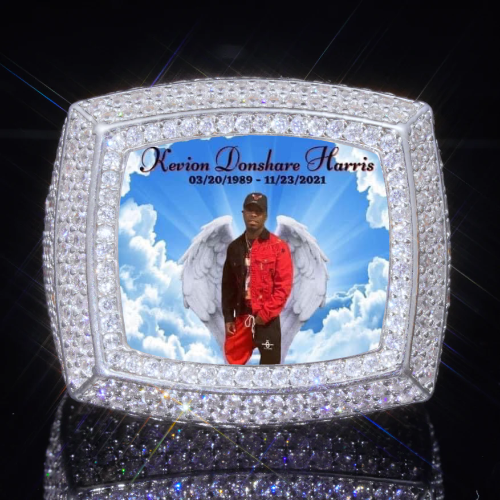 3D CUSTOM PICTURE ICED RING