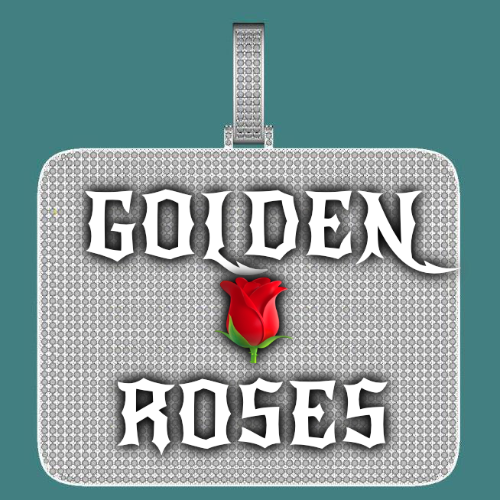 CUSTOM LETTER NECKLACE 3D BIG SQUARE