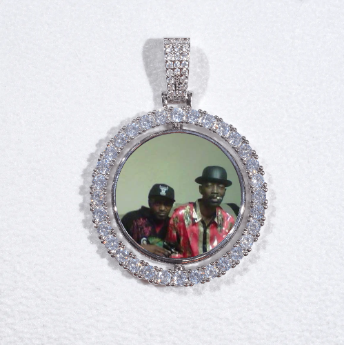 3D Spinning 2-Faced Custom Picture Pendant