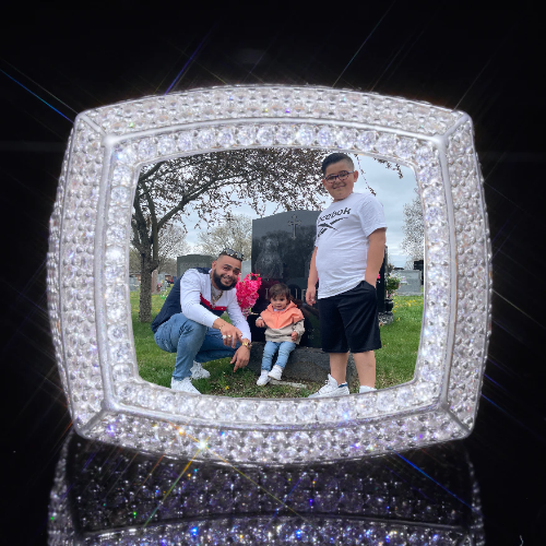 3D CUSTOM PICTURE ICED RING