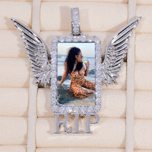 RIP WING 3D CUSTOM PICTURE PENDANT
