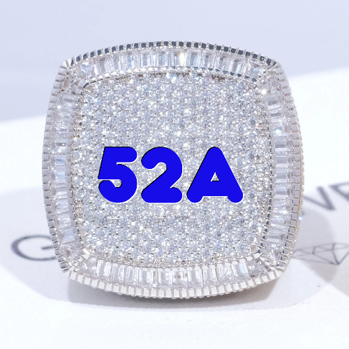 CUSTOM LETTER 3D ICED RING