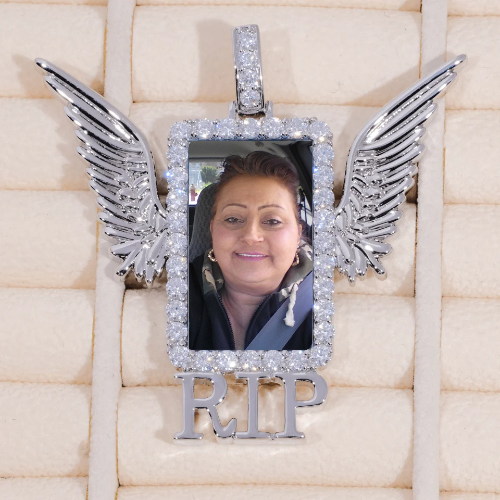 RIP WING 3D CUSTOM PICTURE PENDANT