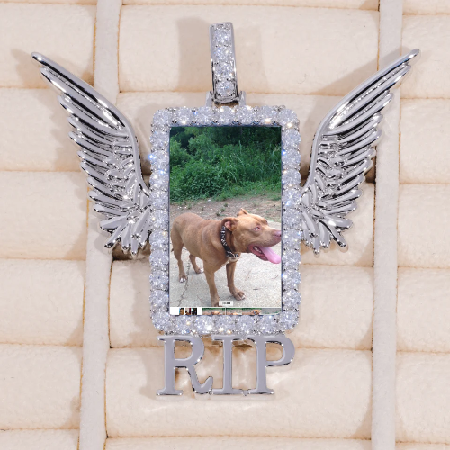 RIP WING 3D CUSTOM PICTURE PENDANT
