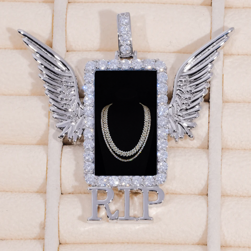 RIP WING 3D CUSTOM PICTURE PENDANT