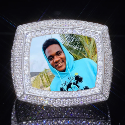 3D CUSTOM PICTURE ICED RING