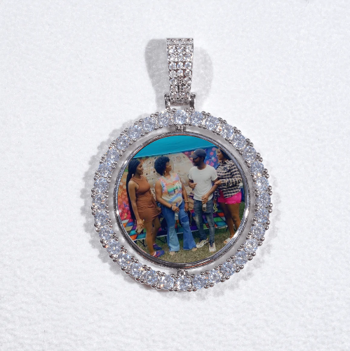 3D Spinning 2-Faced Custom Picture Pendant