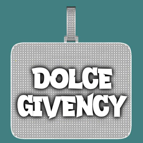 CUSTOM LETTER NECKLACE 3D BIG SQUARE