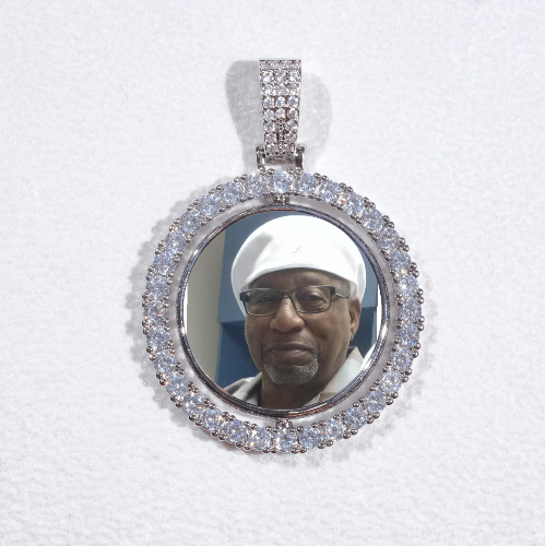 3D Spinning 2-Faced Custom Picture Pendant