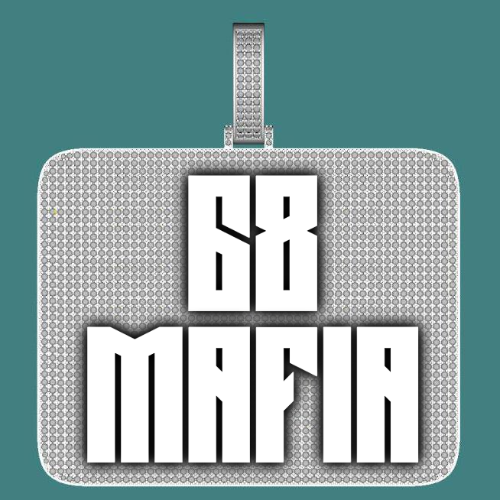 CUSTOM LETTER NECKLACE 3D BIG SQUARE