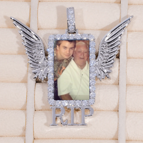 RIP WING 3D CUSTOM PICTURE PENDANT