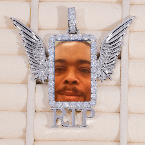RIP WING 3D CUSTOM PICTURE PENDANT