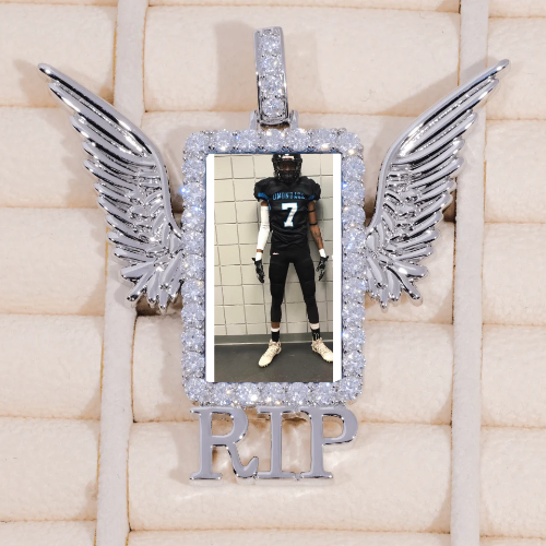 RIP WING 3D CUSTOM PICTURE PENDANT