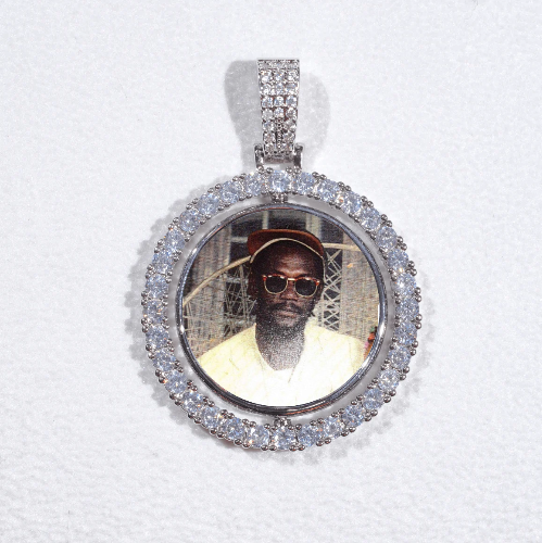 3D Spinning 2-Faced Custom Picture Pendant