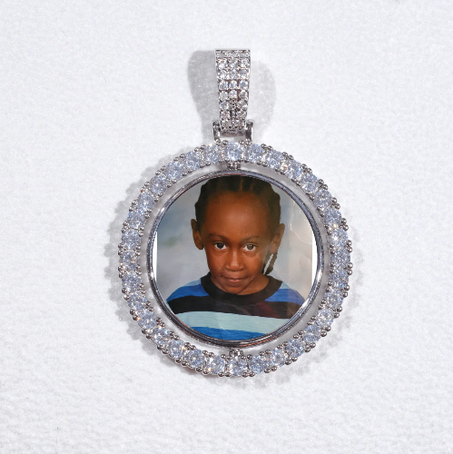 3D Spinning 2-Faced Custom Picture Pendant