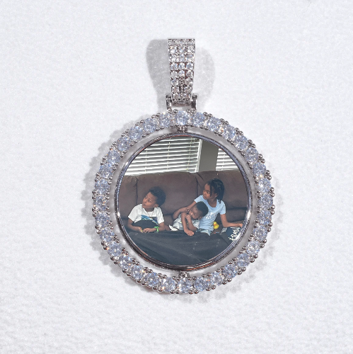 3D Spinning 2-Faced Custom Picture Pendant