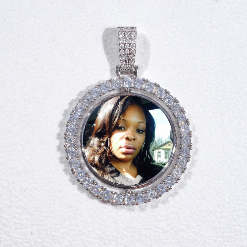 3D Spinning 2-Faced Custom Picture Pendant