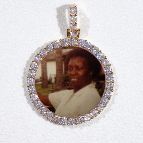 3D CIRCLE CUSTOM PICTURE PENDANT SMALL SIZE