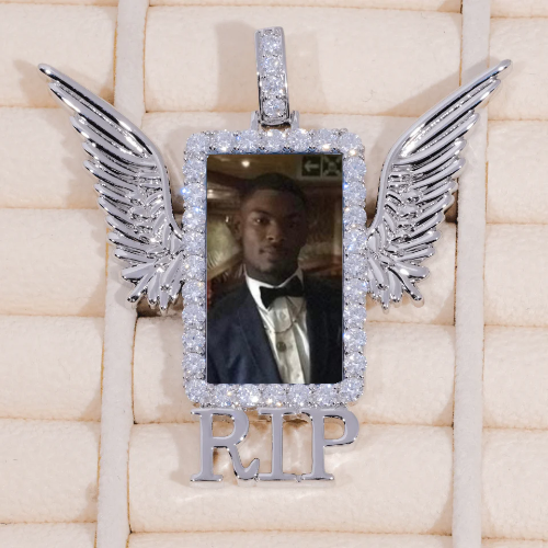 RIP WING 3D CUSTOM PICTURE PENDANT