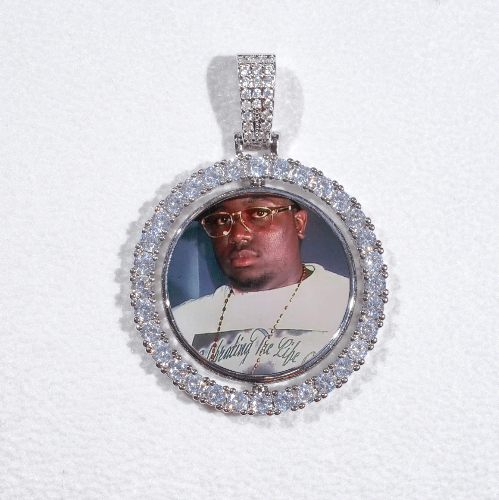 3D Spinning 2-Faced Custom Picture Pendant