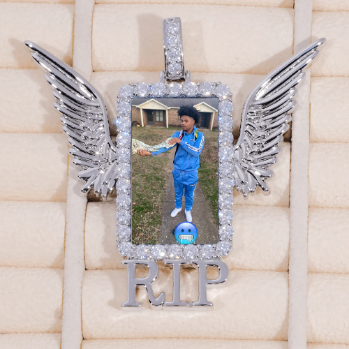 RIP WING 3D CUSTOM PICTURE PENDANT