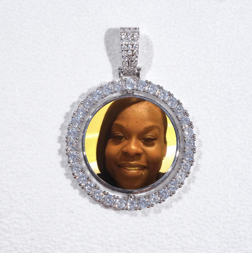 3D Spinning 2-Faced Custom Picture Pendant