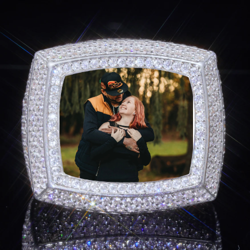 3D CUSTOM PICTURE ICED RING