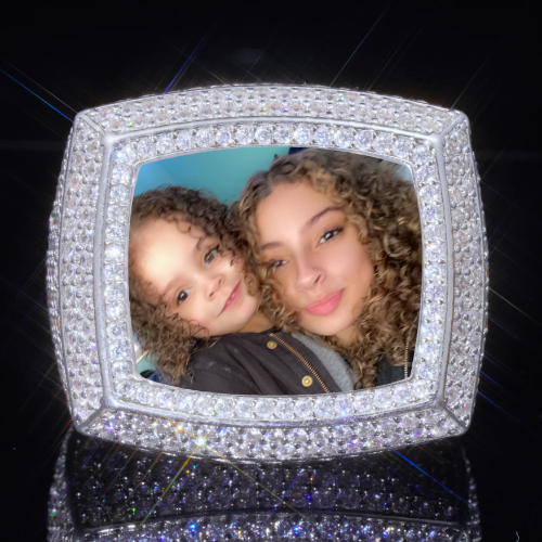 3D CUSTOM PICTURE ICED RING