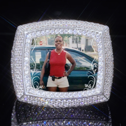 3D CUSTOM PICTURE ICED RING