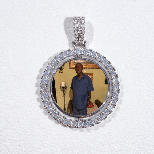 3D Spinning 2-Faced Custom Picture Pendant