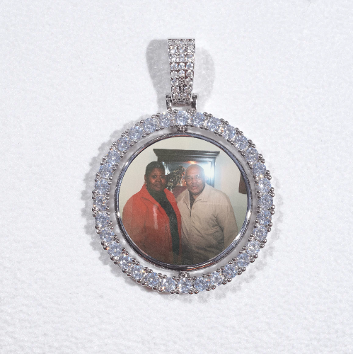 3D Spinning 2-Faced Custom Picture Pendant