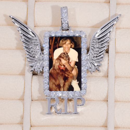 RIP WING 3D CUSTOM PICTURE PENDANT