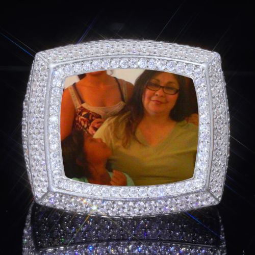 3D CUSTOM PICTURE ICED RING
