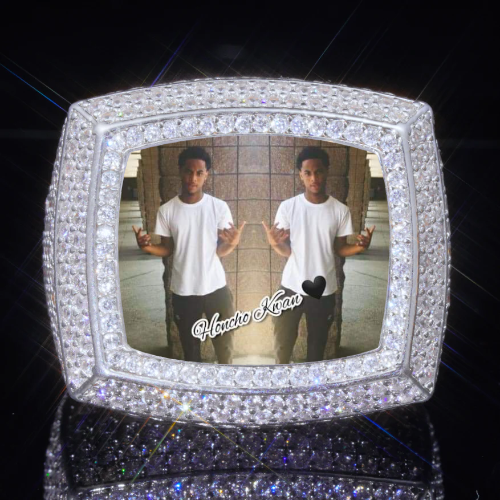3D CUSTOM PICTURE ICED RING