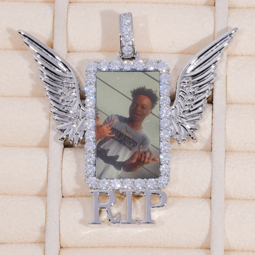 RIP WING 3D CUSTOM PICTURE PENDANT