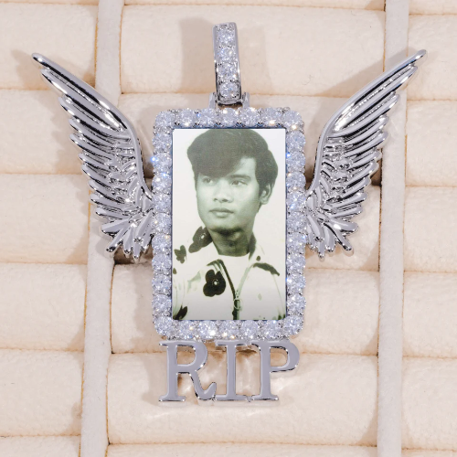 RIP WING 3D CUSTOM PICTURE PENDANT