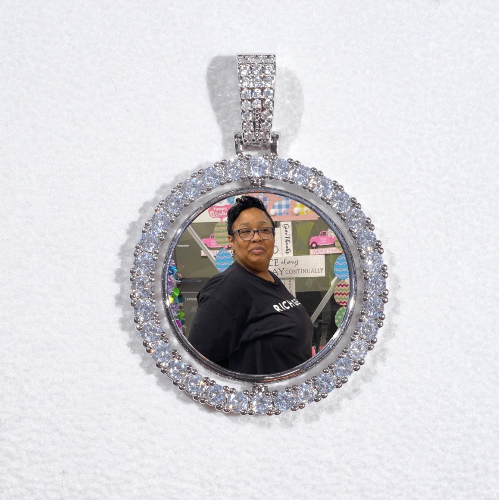 3D Spinning 2-Faced Custom Picture Pendant