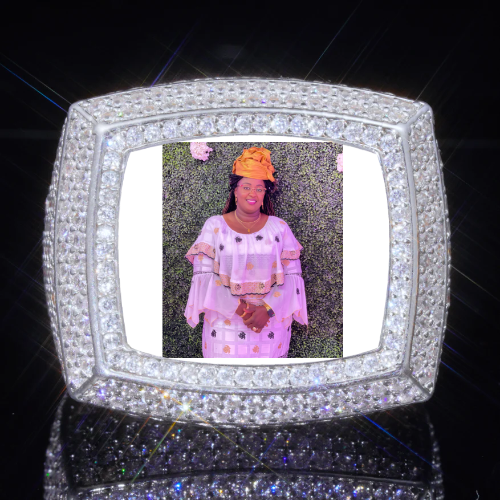 3D CUSTOM PICTURE ICED RING