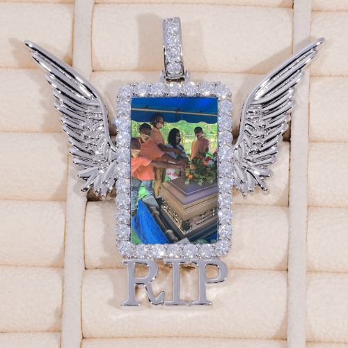 RIP WING 3D CUSTOM PICTURE PENDANT