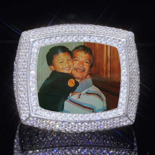 3D CUSTOM PICTURE ICED RING