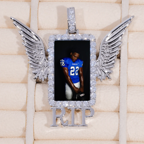 RIP WING 3D CUSTOM PICTURE PENDANT