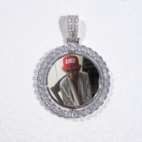 3D Spinning 2-Faced Custom Picture Pendant