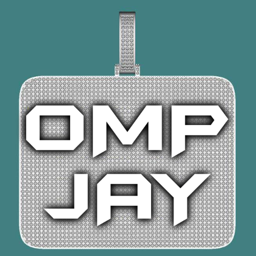 CUSTOM LETTER NECKLACE 3D BIG SQUARE