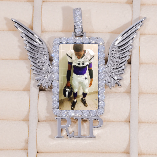 RIP WING 3D CUSTOM PICTURE PENDANT