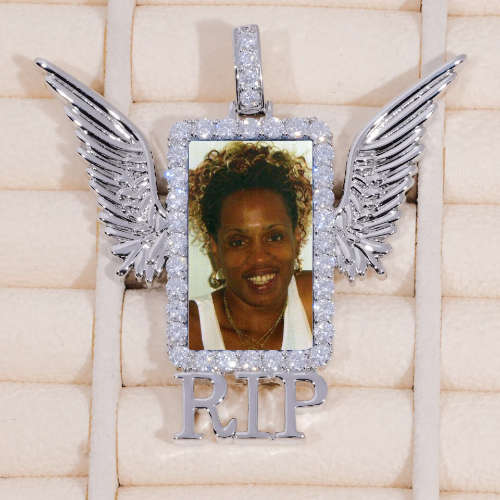 RIP WING 3D CUSTOM PICTURE PENDANT