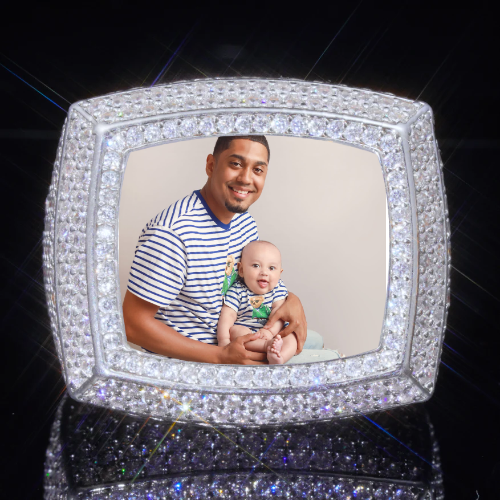 3D CUSTOM PICTURE ICED RING