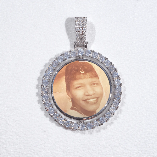 3D Spinning 2-Faced Custom Picture Pendant